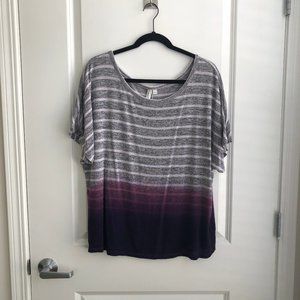 Ombre Striped Tee